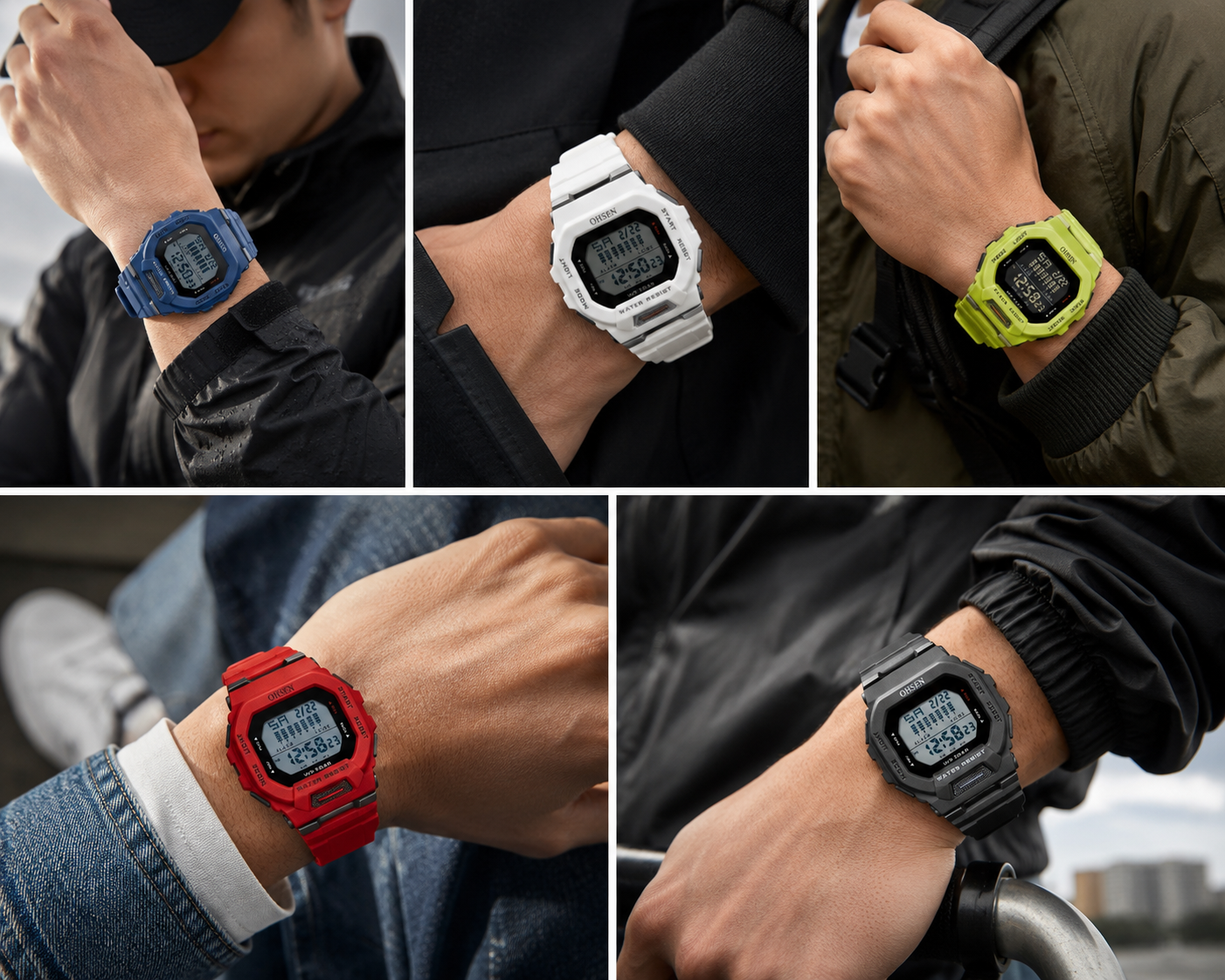 Fashion Male Digital Watches - OHSENl