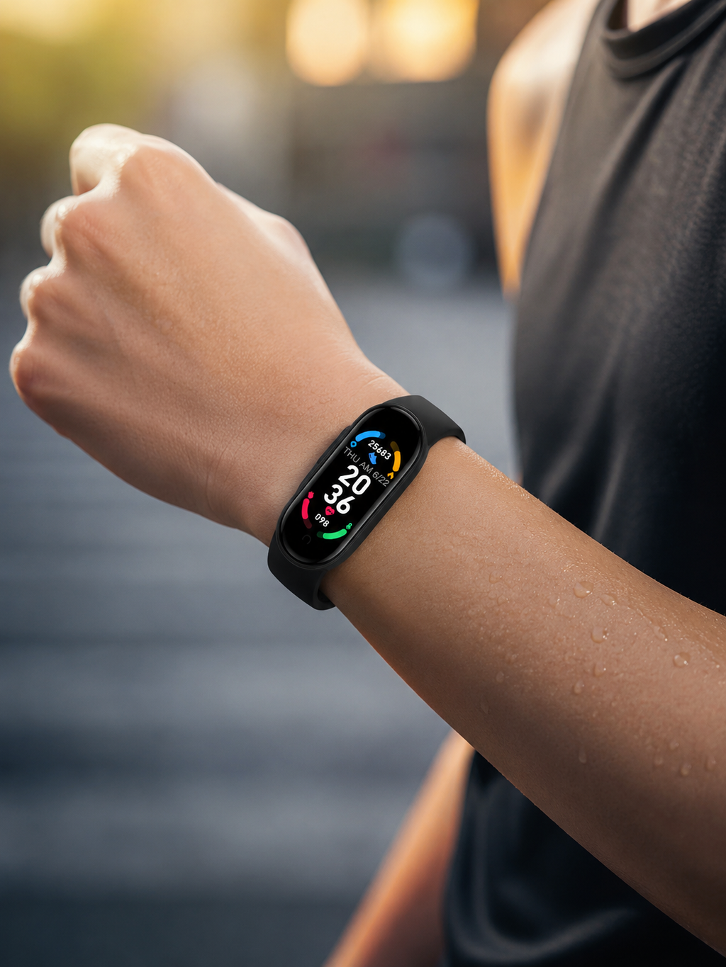 M6 unissex Smart Bracelet Sports Band Multi-function