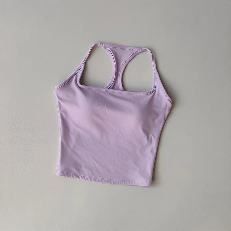 Fitness Vest with Chest Pad Summer
