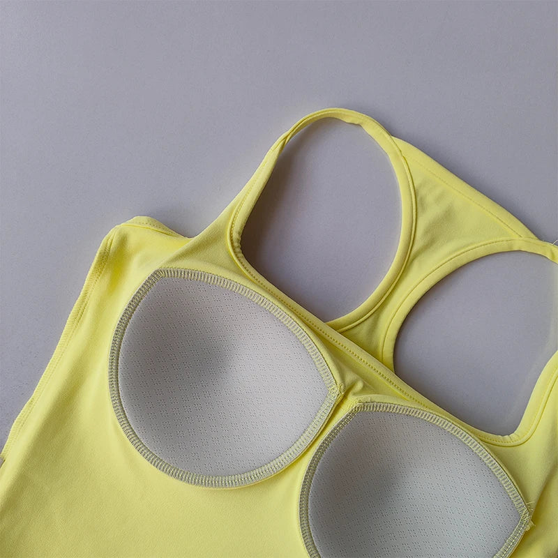 Fitness Vest with Chest Pad Summer