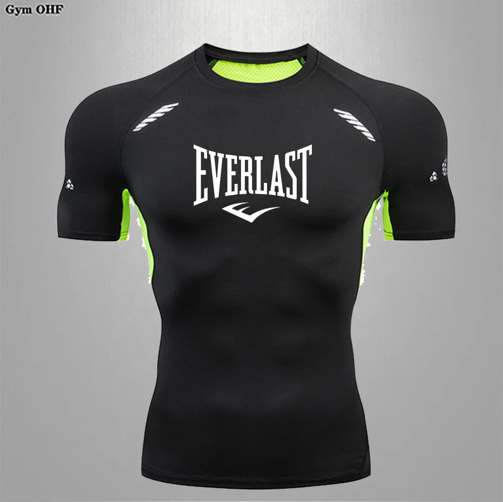 Men's Fit T-shirt Athletic Compression - EVERLAST