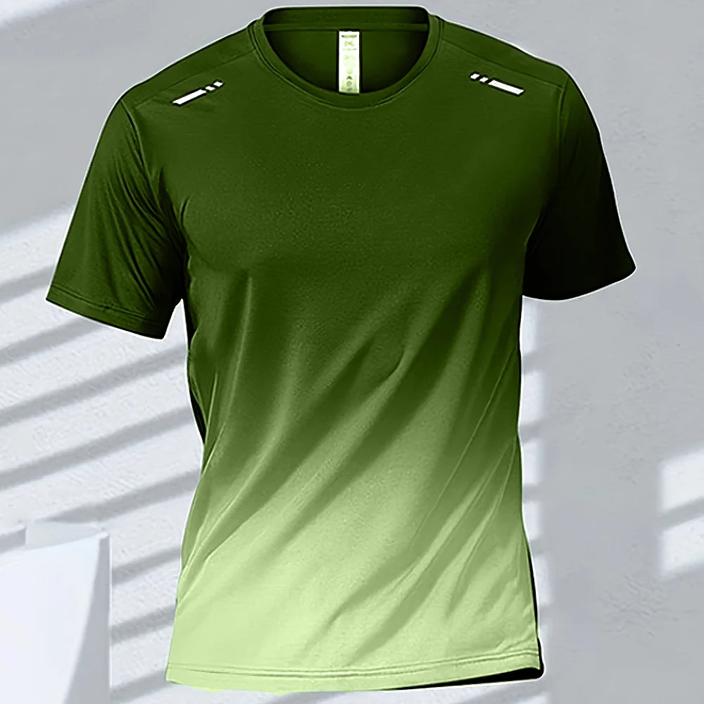 T-shirt Quick-drying Gradient Short Sleeve Tees