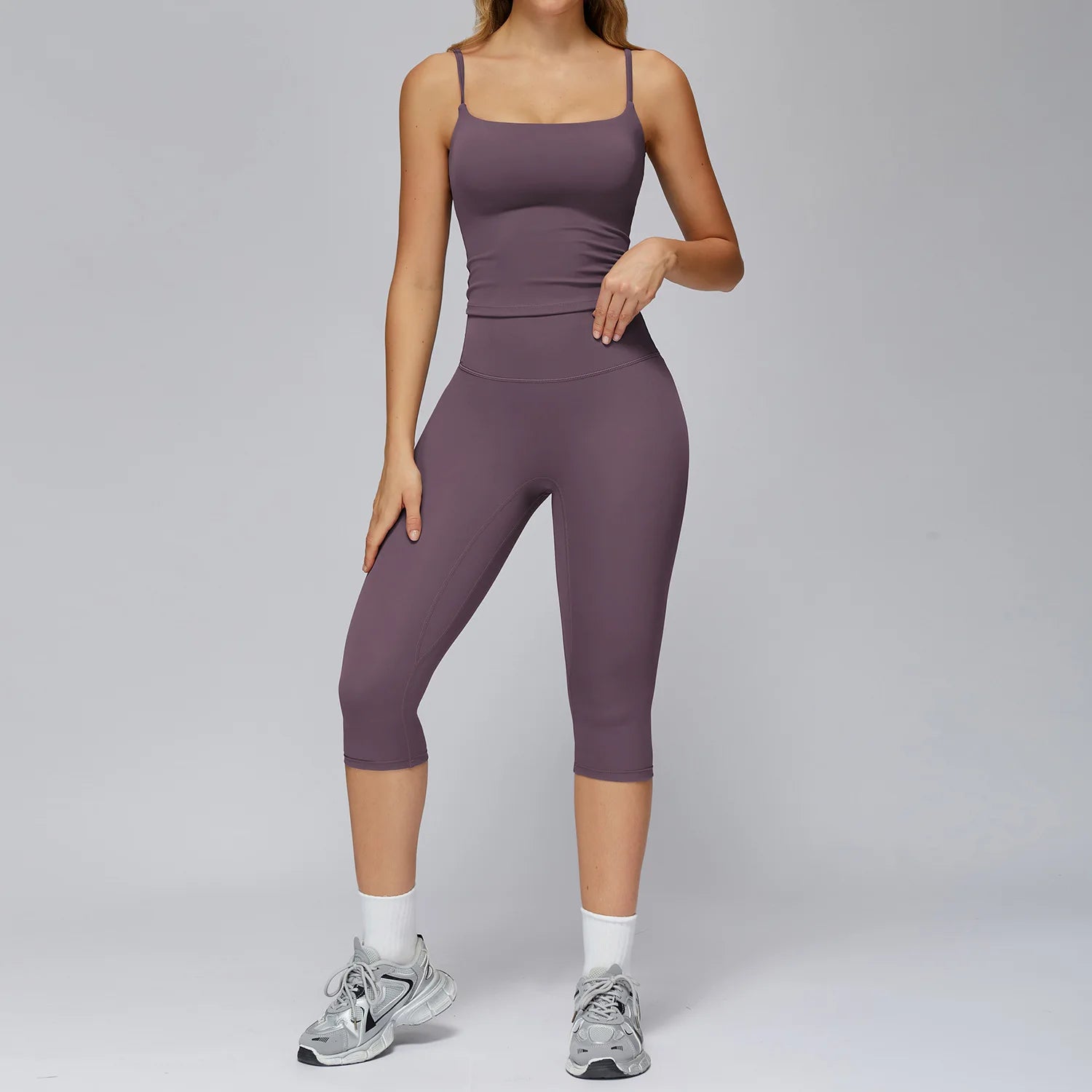 Set Women Tracksuit Workout Set Gym Clothing Fitness Long