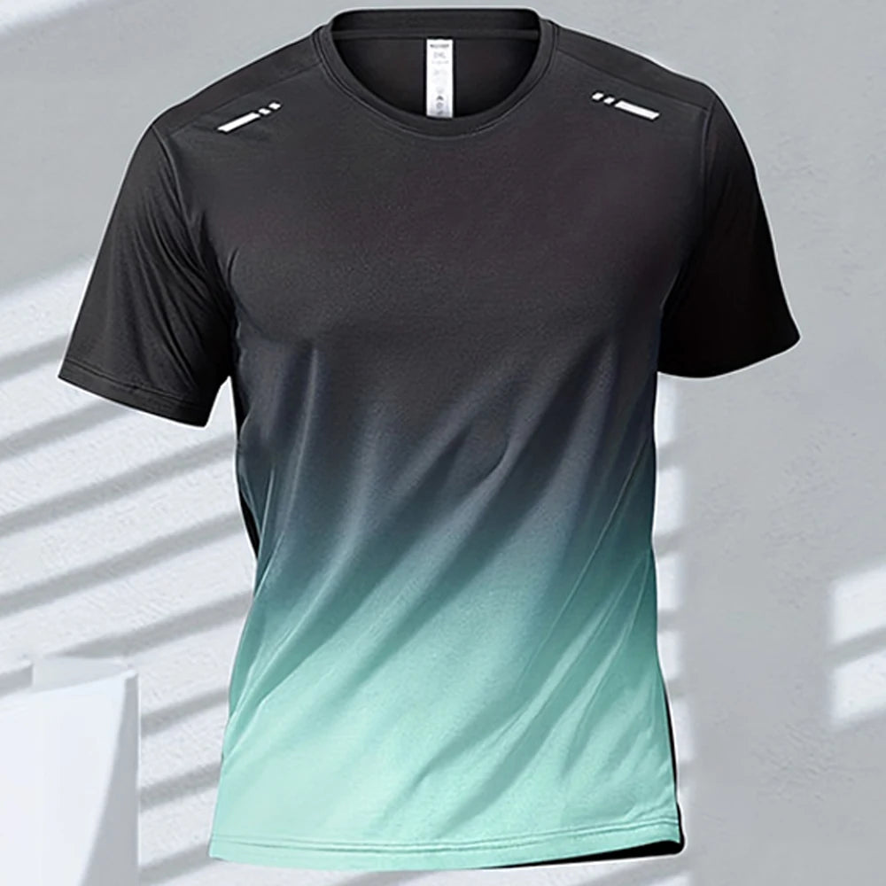 T-shirt Quick-drying Gradient Short Sleeve Tees