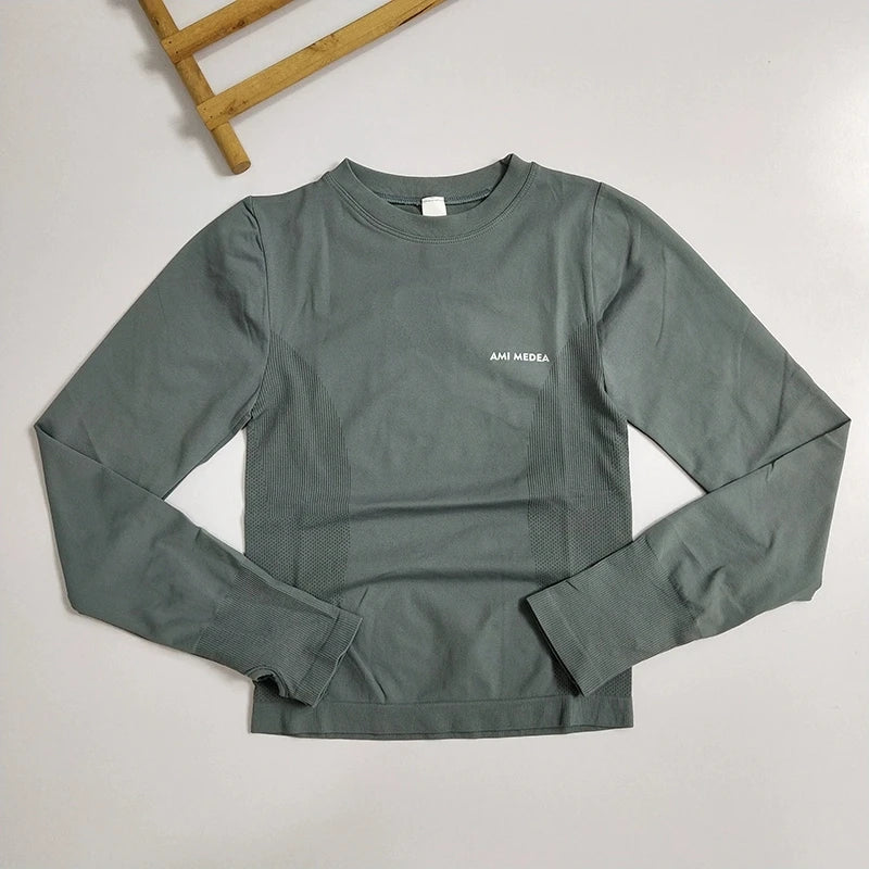 Women’s Quick-drying long-sleeved gym shirt - KNIT
