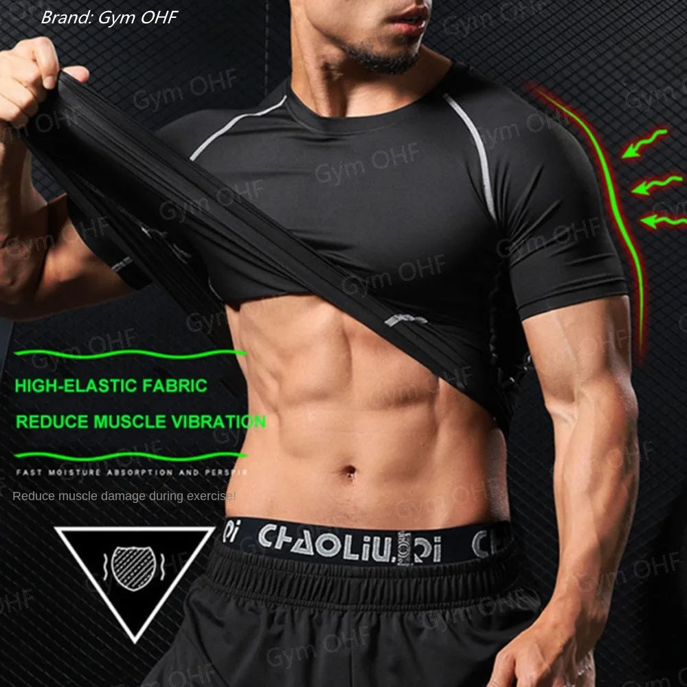 Men's Fit T-shirt Athletic Compression - EVERLAST
