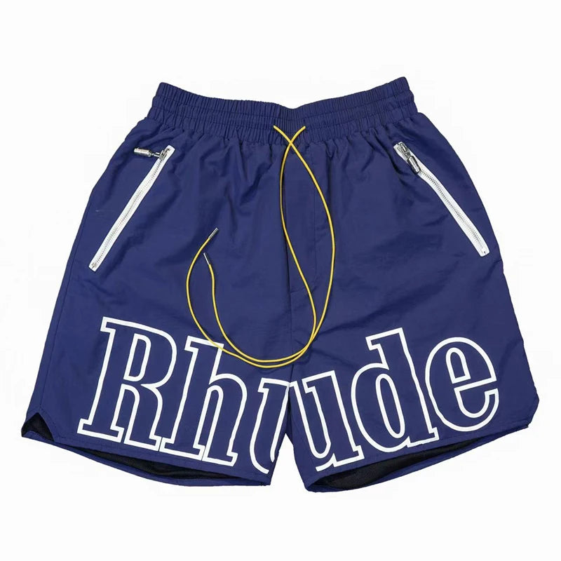 HIGH STREET TREN RHUDE - Casual Shorts Hip-hop men