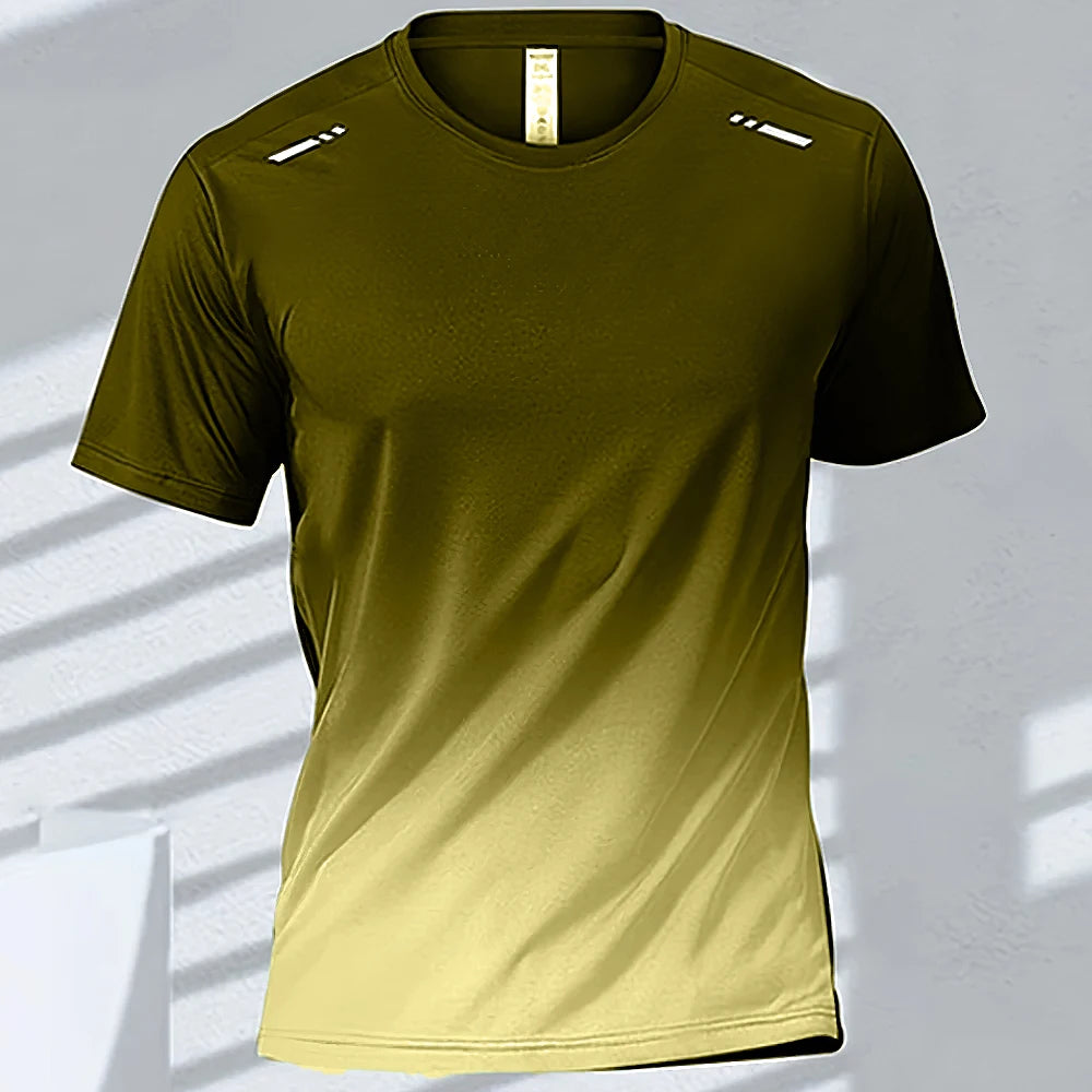 T-shirt Quick-drying Gradient Short Sleeve Tees