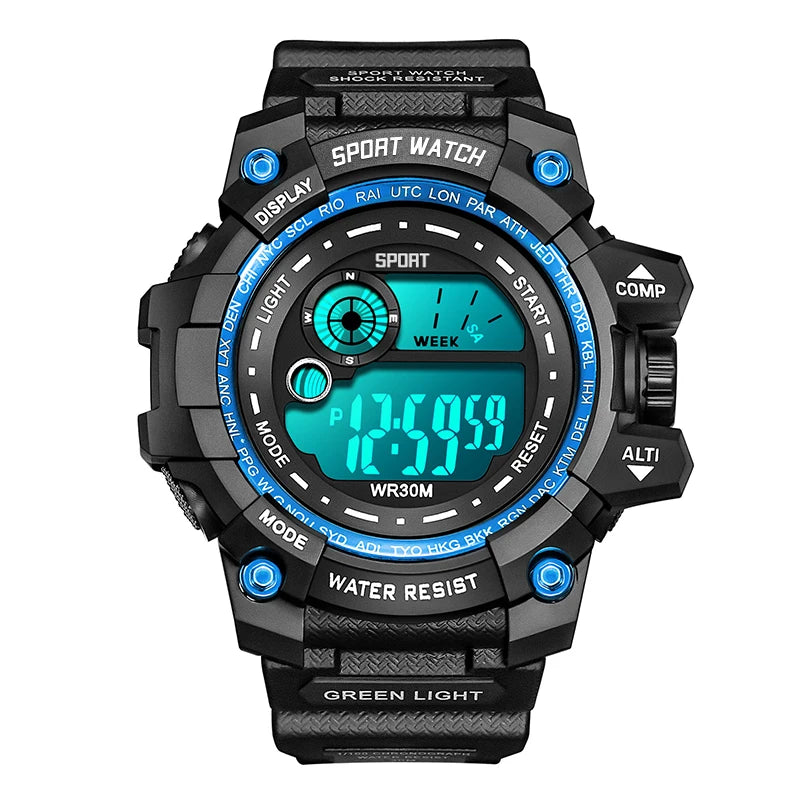 Men Digital Watch Luminous Military