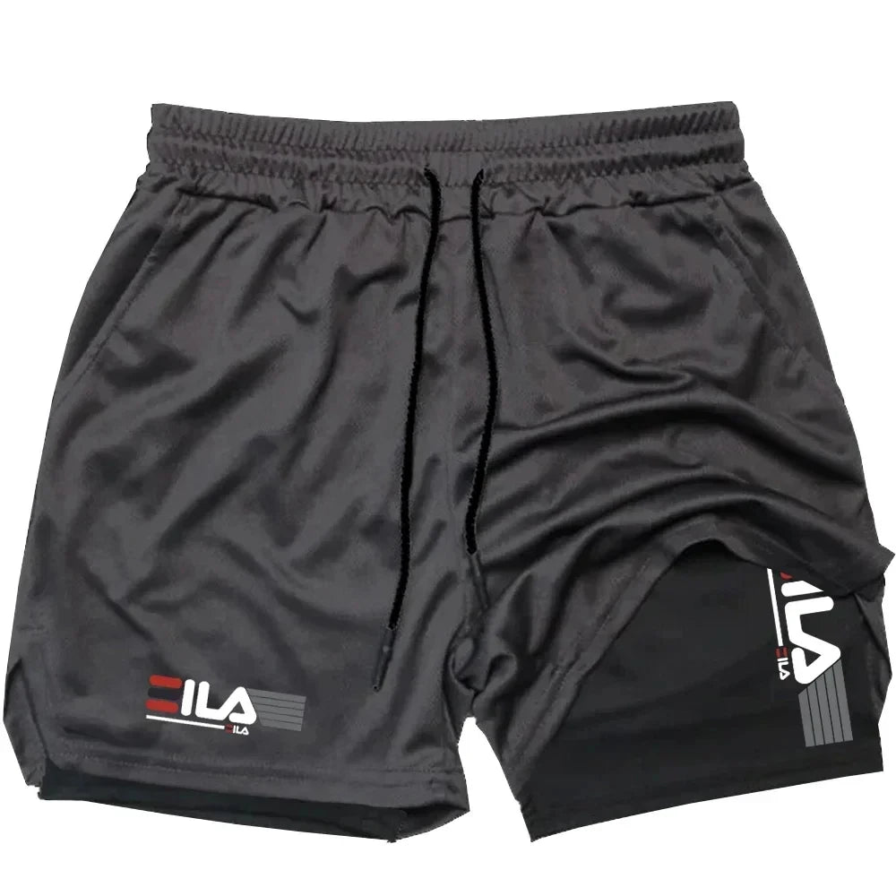2-in-1 Sports Shorts Breathable Casual Quick-drying - FILA