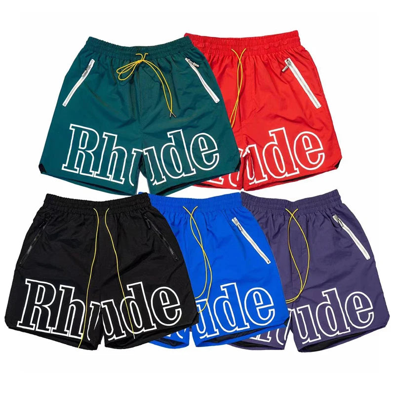 HIGH STREET TREN RHUDE - Casual Shorts Hip-hop men