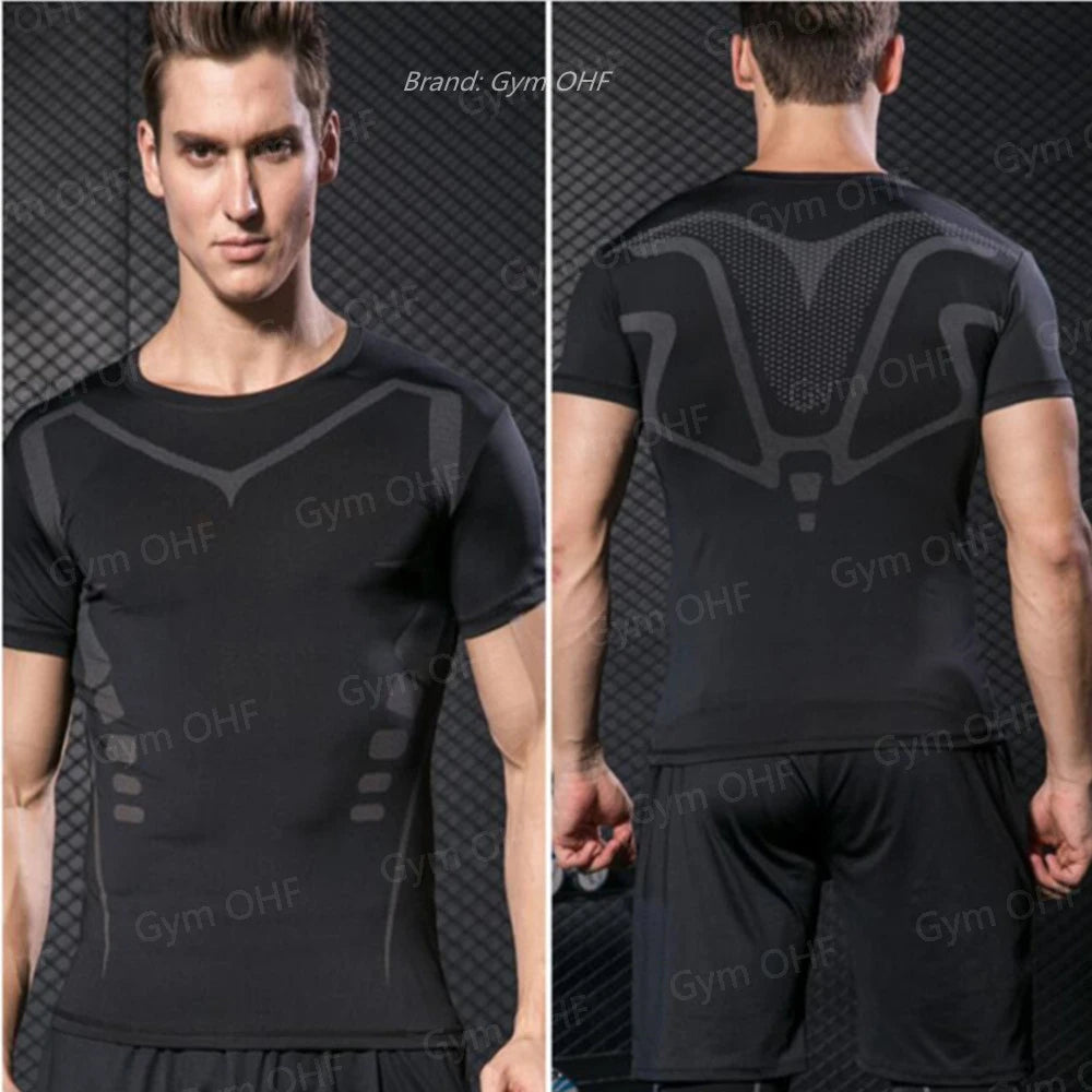 Men's Fit T-shirt Athletic Compression - EVERLAST