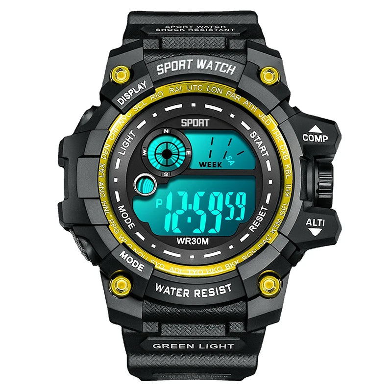 Men Digital Watch Luminous Military