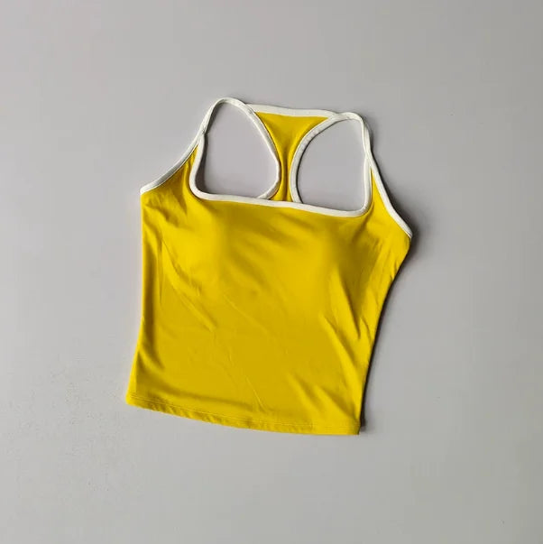 Fitness Vest with Chest Pad Summer