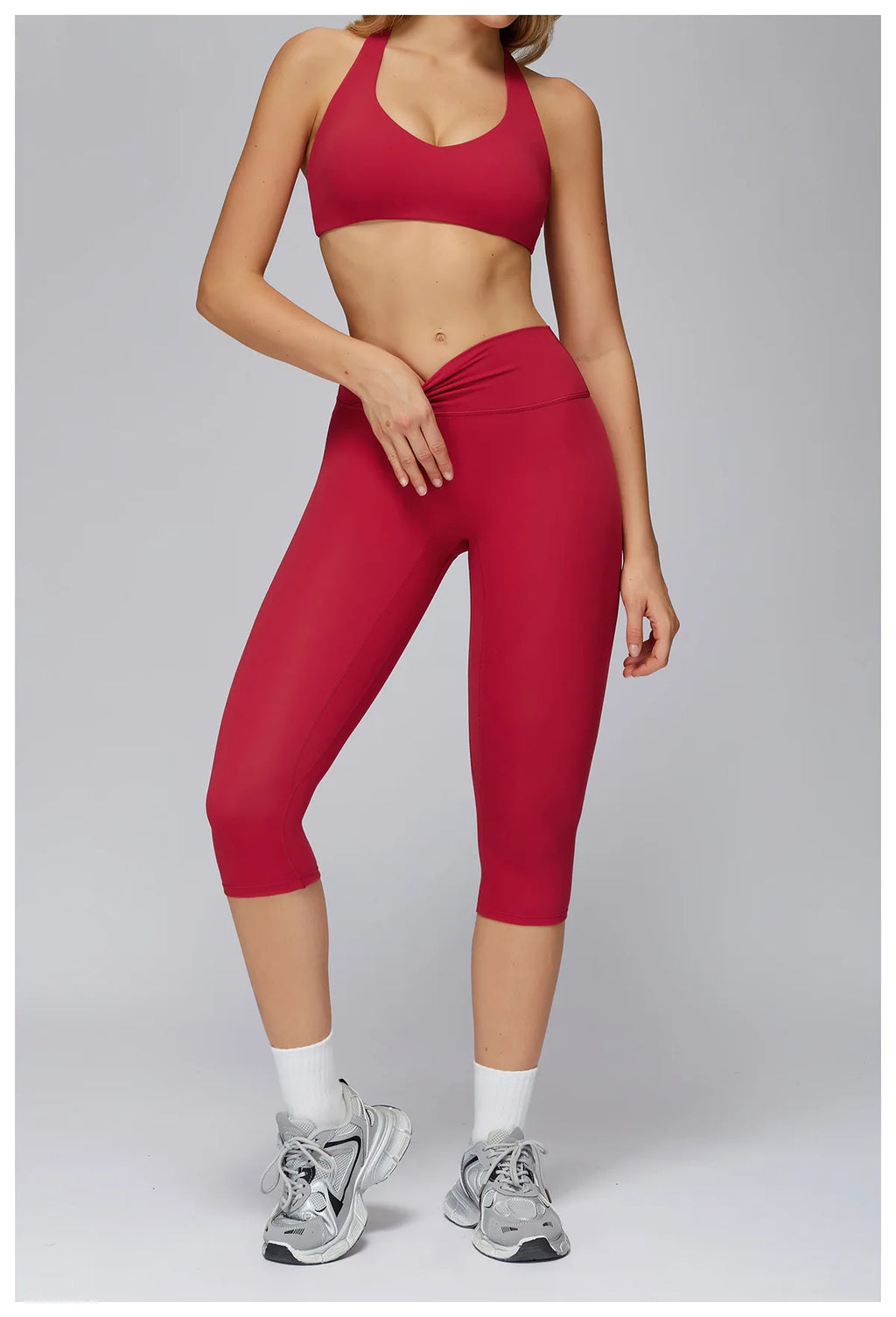 Set Women Tracksuit Workout Set Gym Clothing Fitness Long