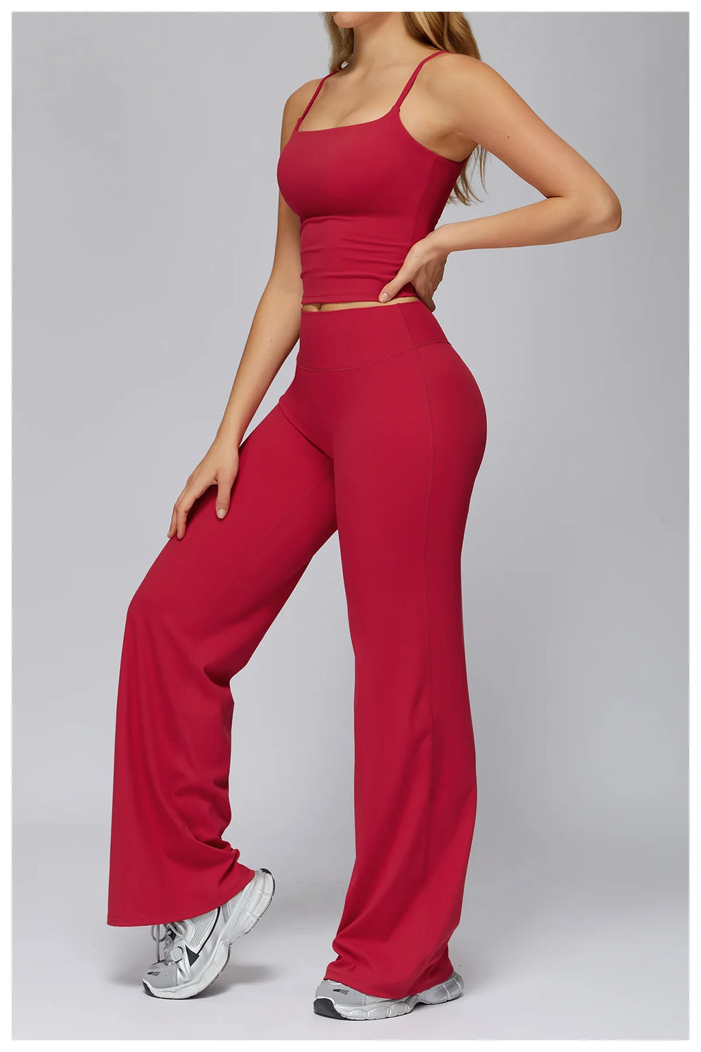 Set Women Tracksuit Workout Set Gym Clothing Fitness Long