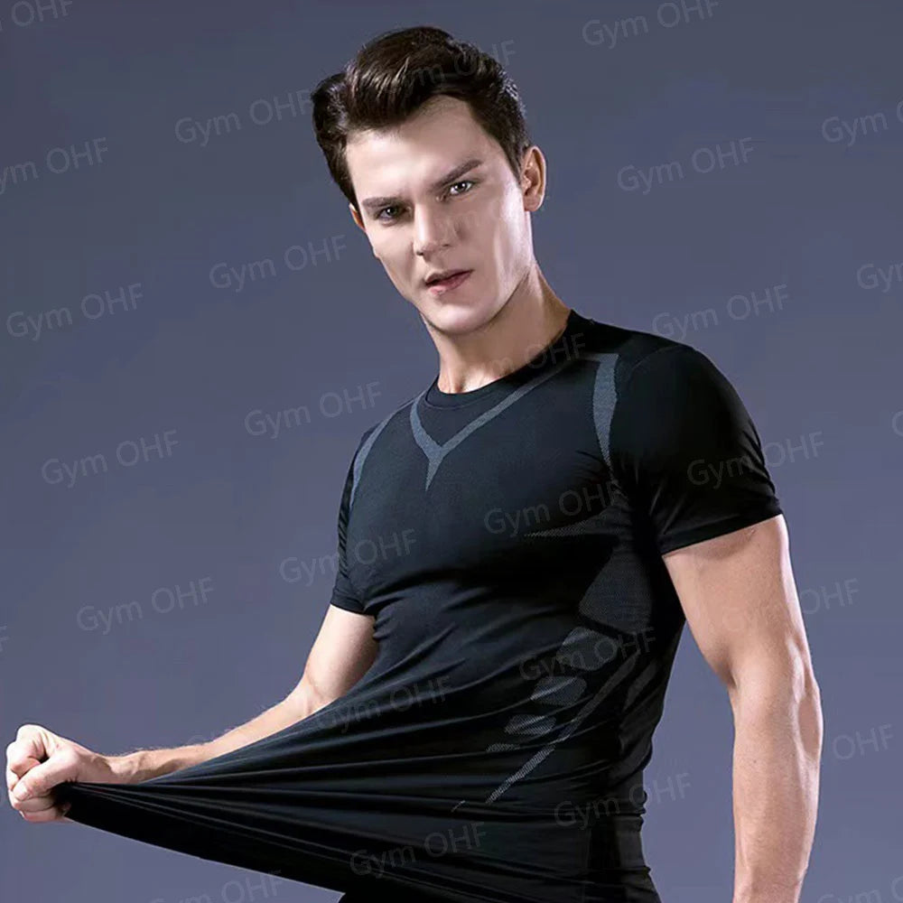 Men's Fit T-shirt Athletic Compression - EVERLAST