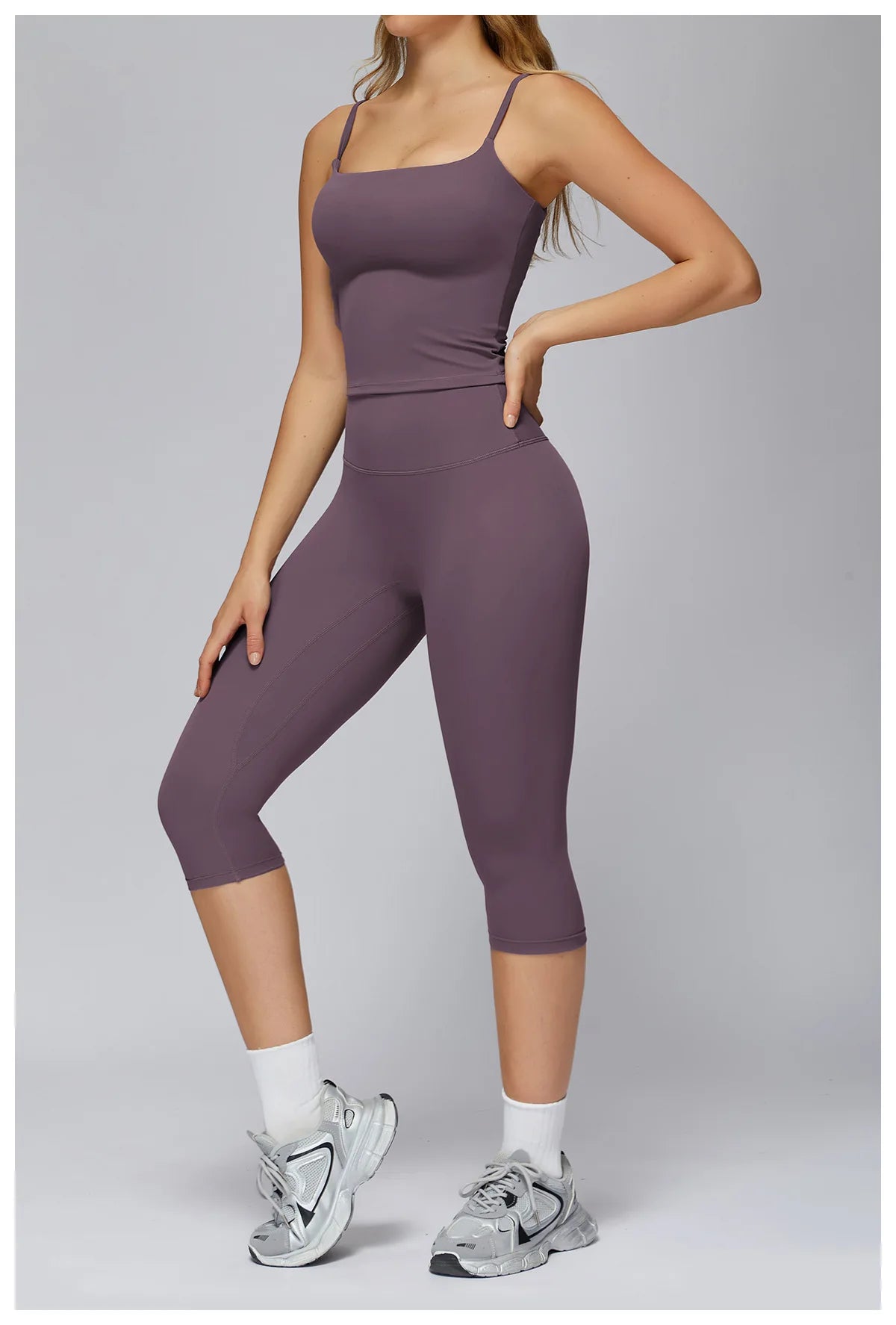Set Women Tracksuit Workout Set Gym Clothing Fitness Long
