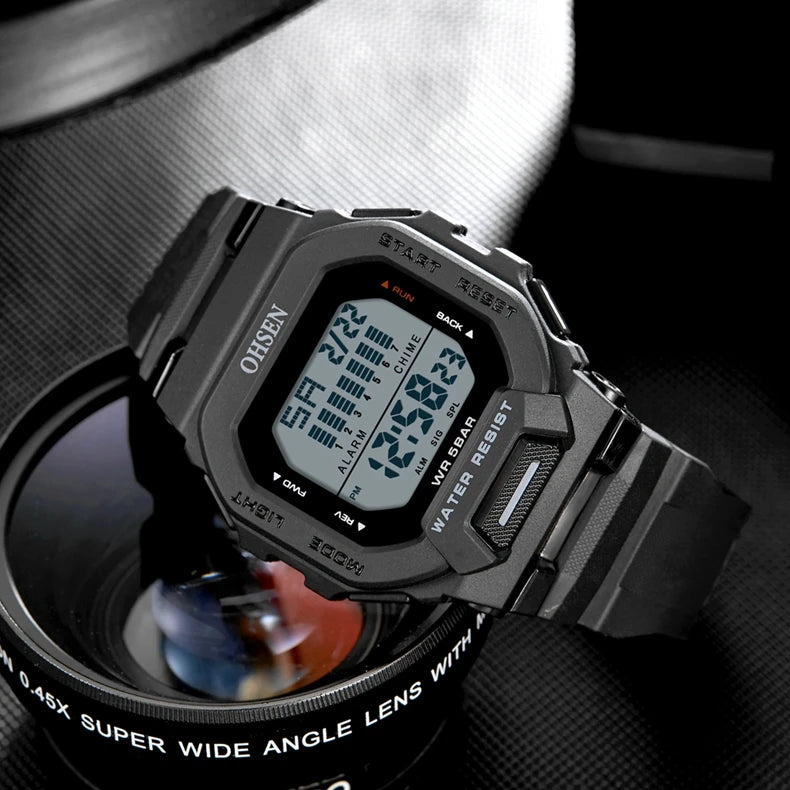 Fashion Male Digital Watches - OHSENl