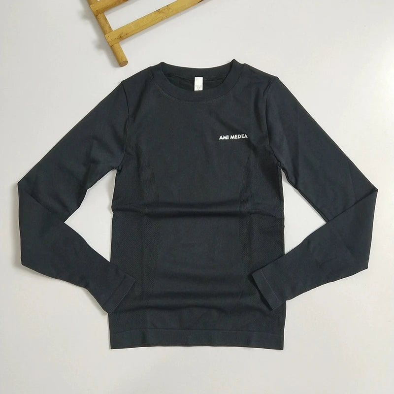 Women’s Quick-drying long-sleeved gym shirt - KNIT