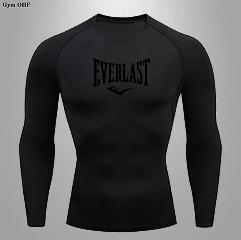 Men's Fit T-shirt Athletic Compression - EVERLAST