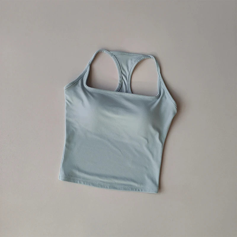 Fitness Vest with Chest Pad Summer