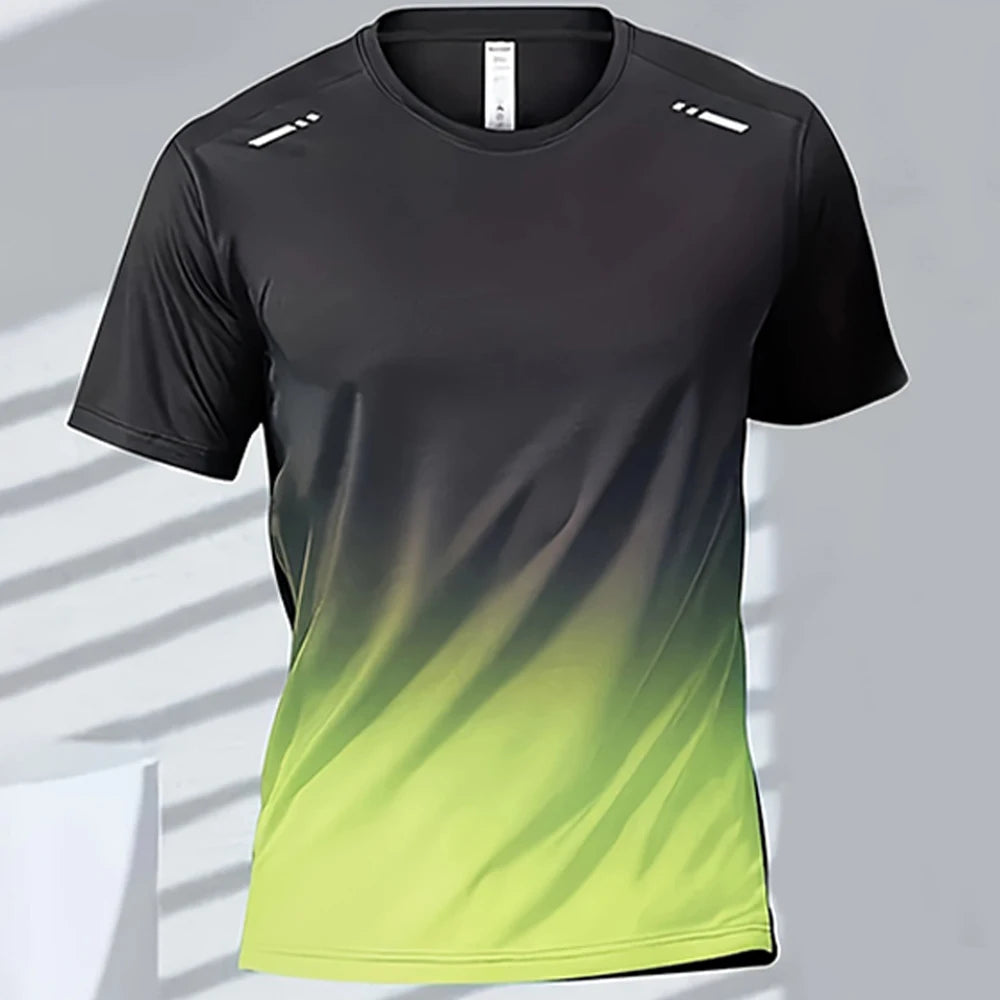 T-shirt Quick-drying Gradient Short Sleeve Tees