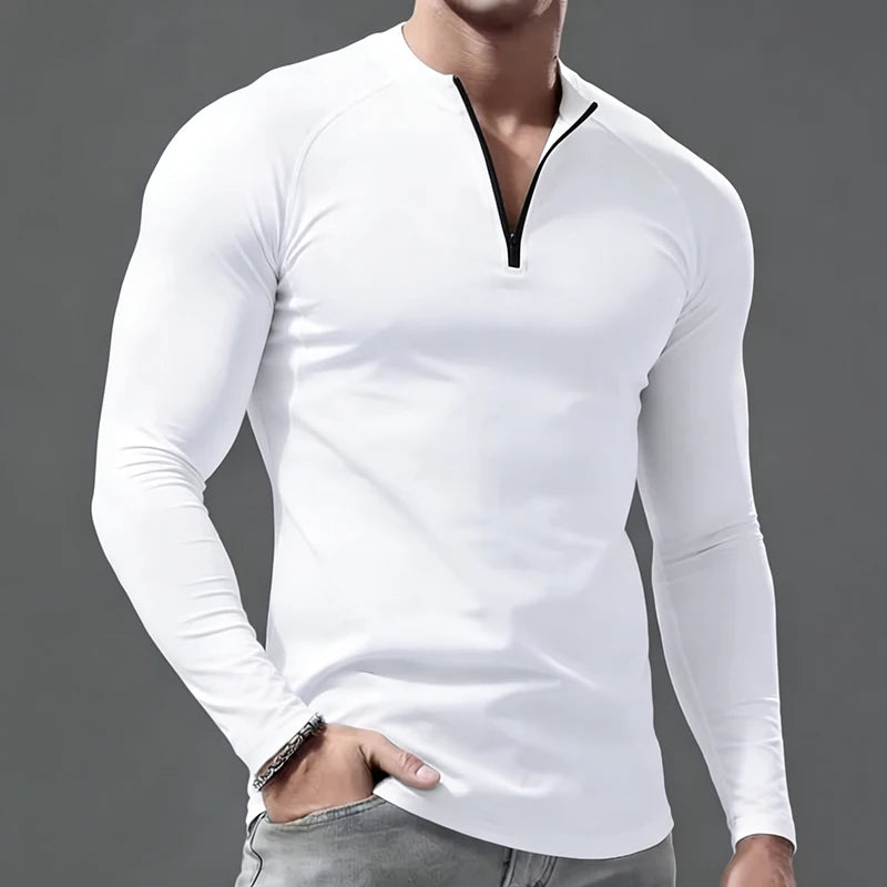 Long Sleeve T Shirt Men Compression