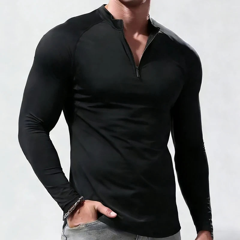 Long Sleeve T Shirt Men Compression