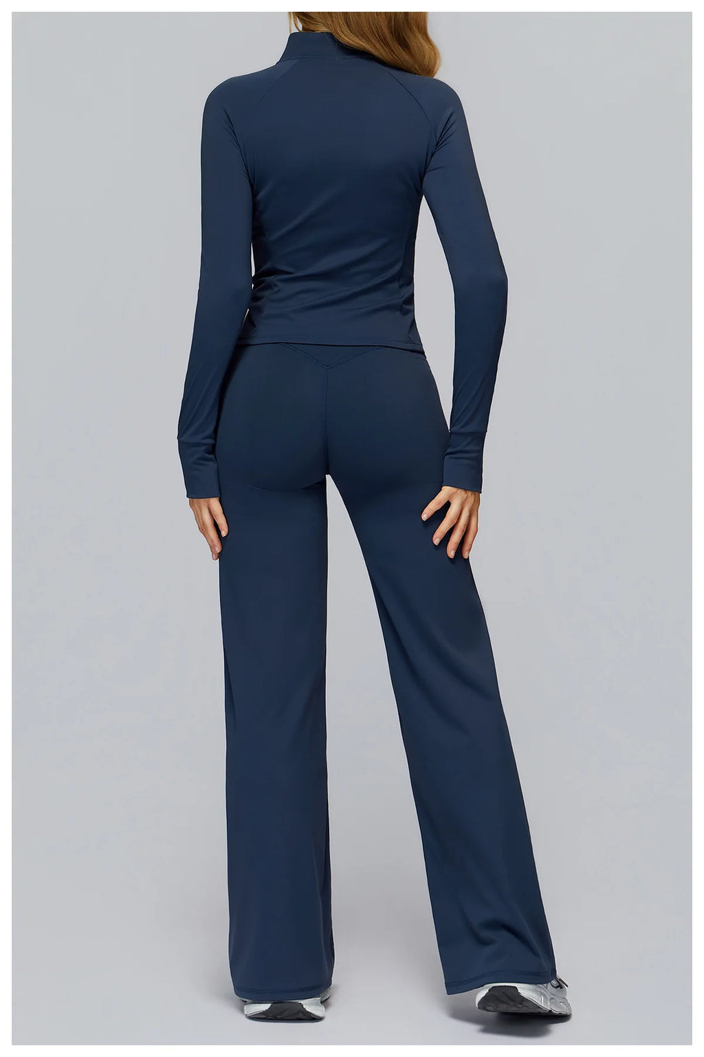 Set Women Tracksuit Workout Set Gym Clothing Fitness Long