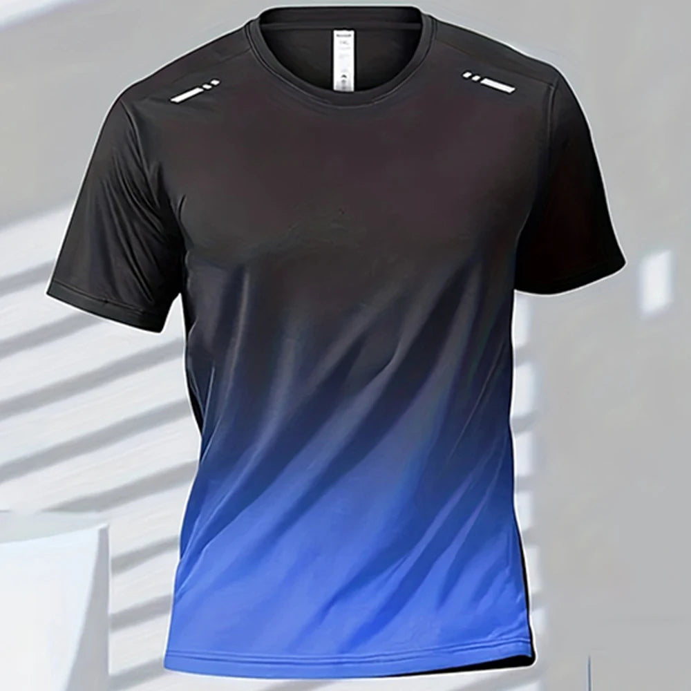 T-shirt Quick-drying Gradient Short Sleeve Tees