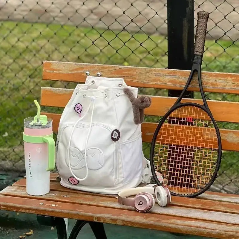 Tennis Bag Backpack Portable Large Capacity Tennis Racket