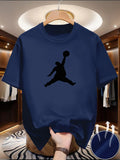 Spring/Summer Casual Men's T-Shirt Basketball