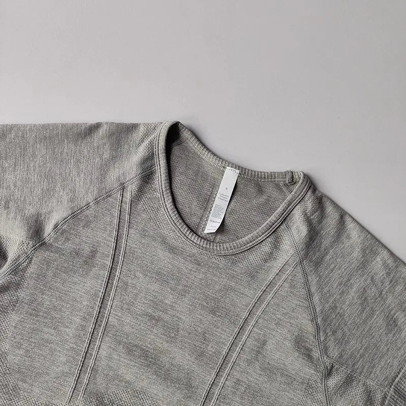 Summer Women's Short Sleeve Yoga T-Shirt Sports Shirt Gym Clothes Fitness Blouse Running Sweatshirt Casual Yoga Clothing Top