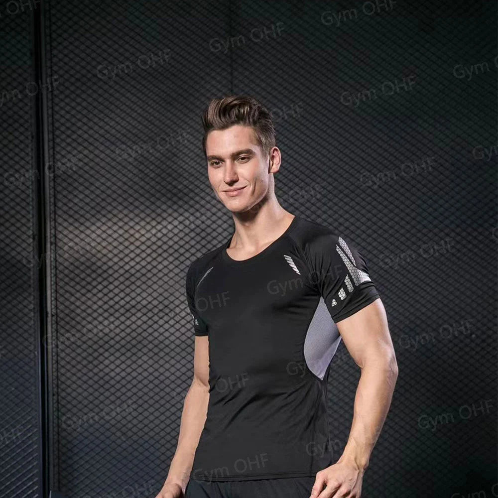 Men's Fit T-shirt Athletic Compression - EVERLAST