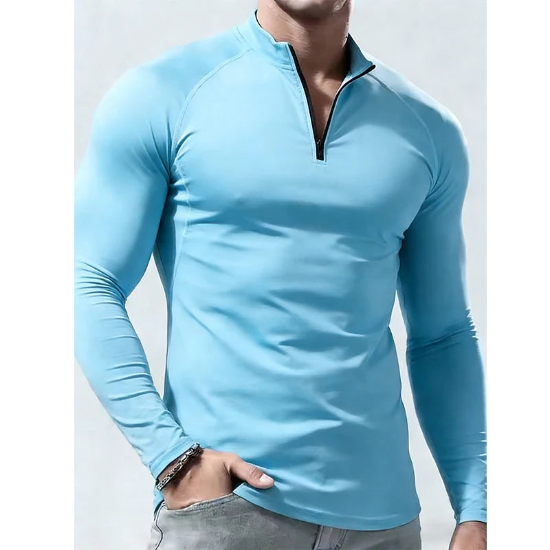 Long Sleeve T Shirt Men Compression