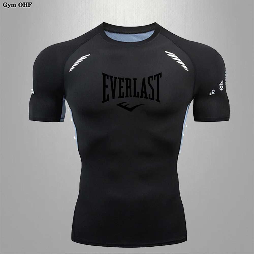 Men's Fit T-shirt Athletic Compression - EVERLAST