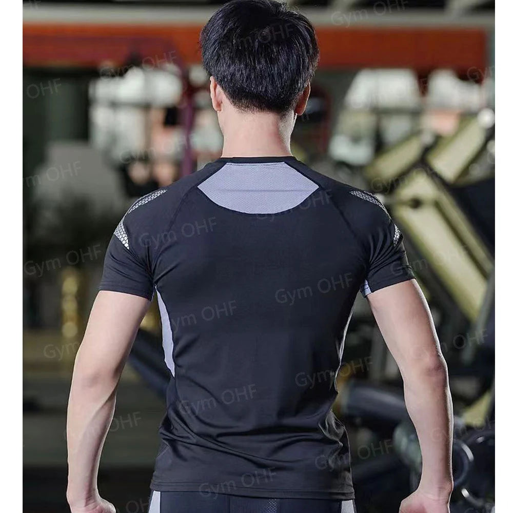 Men's Fit T-shirt Athletic Compression - EVERLAST