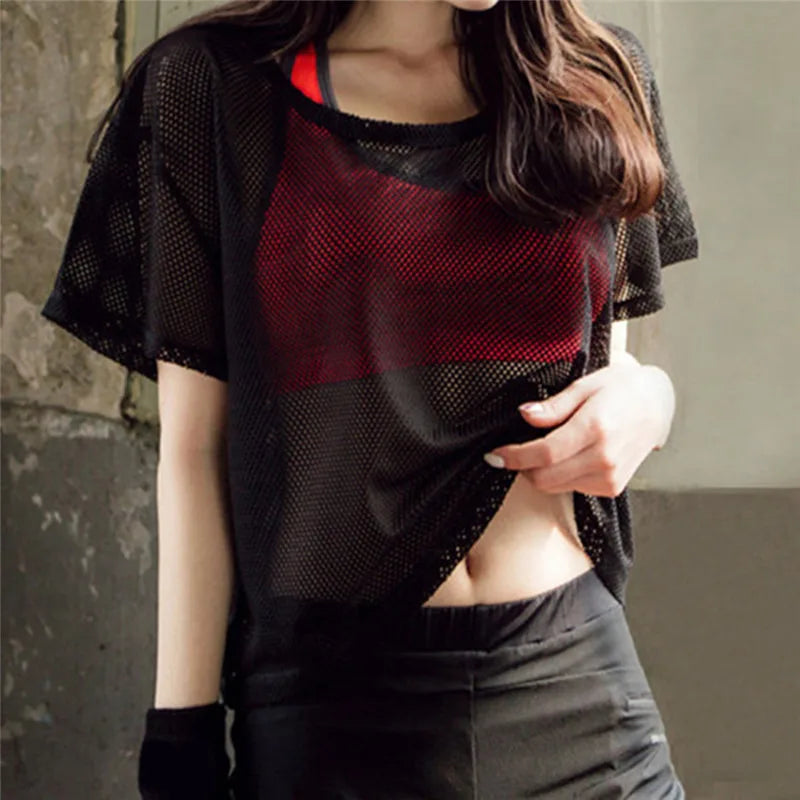 Women's Shirt Short Sleeve T-Shirt Quick Dry - TATTING
