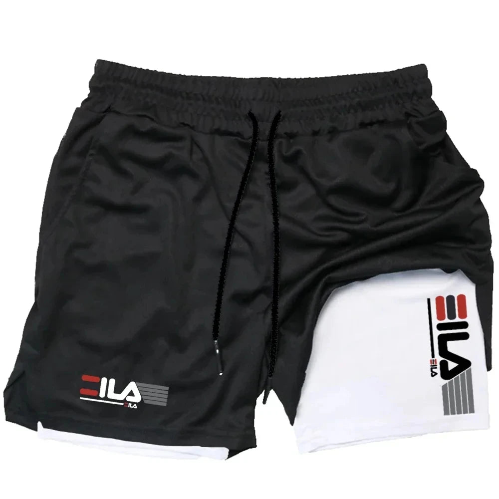 2-in-1 Sports Shorts Breathable Casual Quick-drying - FILA
