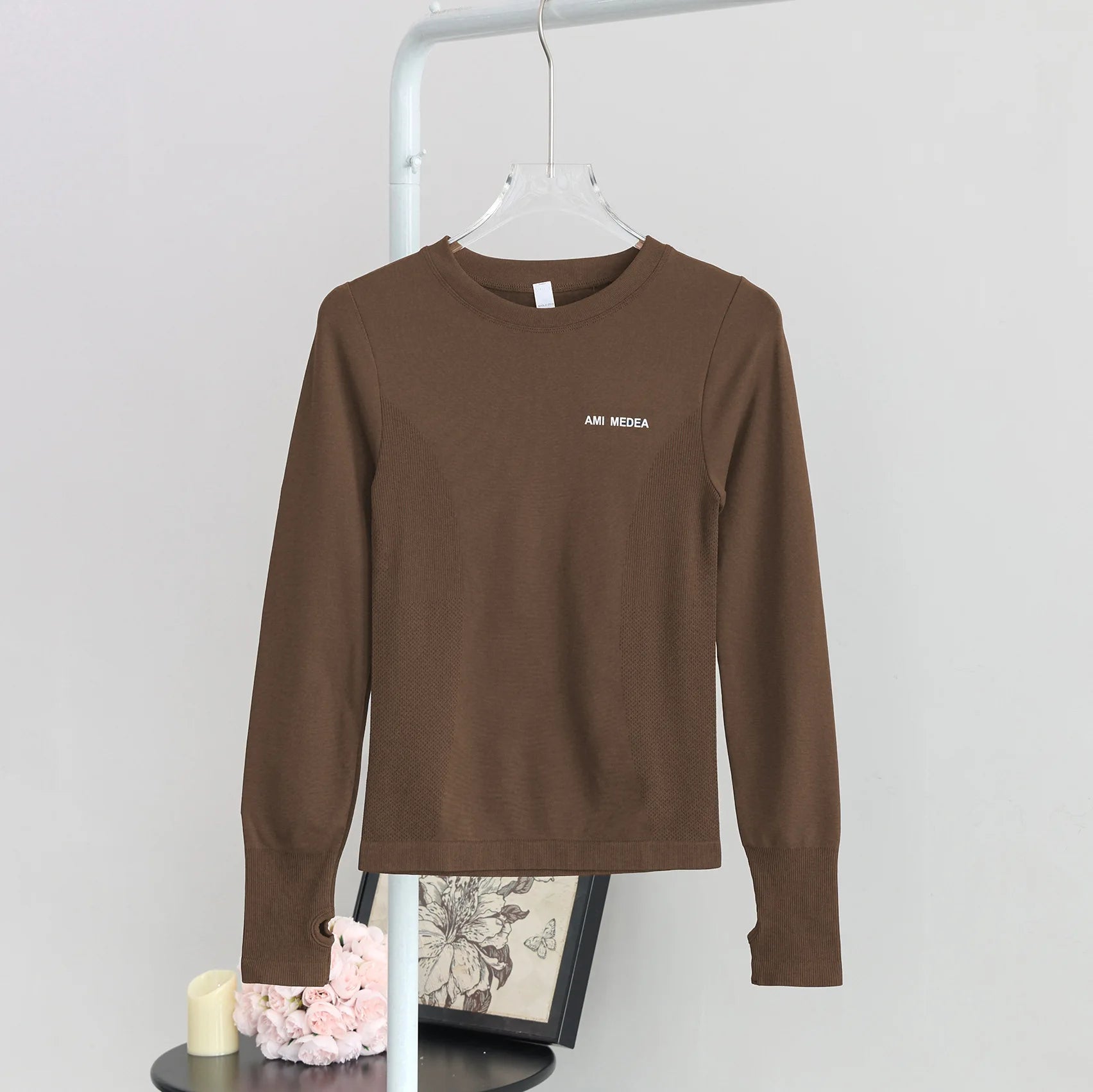 Women’s Quick-drying long-sleeved gym shirt - KNIT