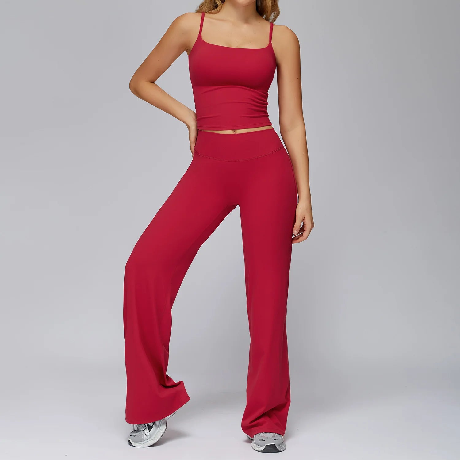 Set Women Tracksuit Workout Set Gym Clothing Fitness Long