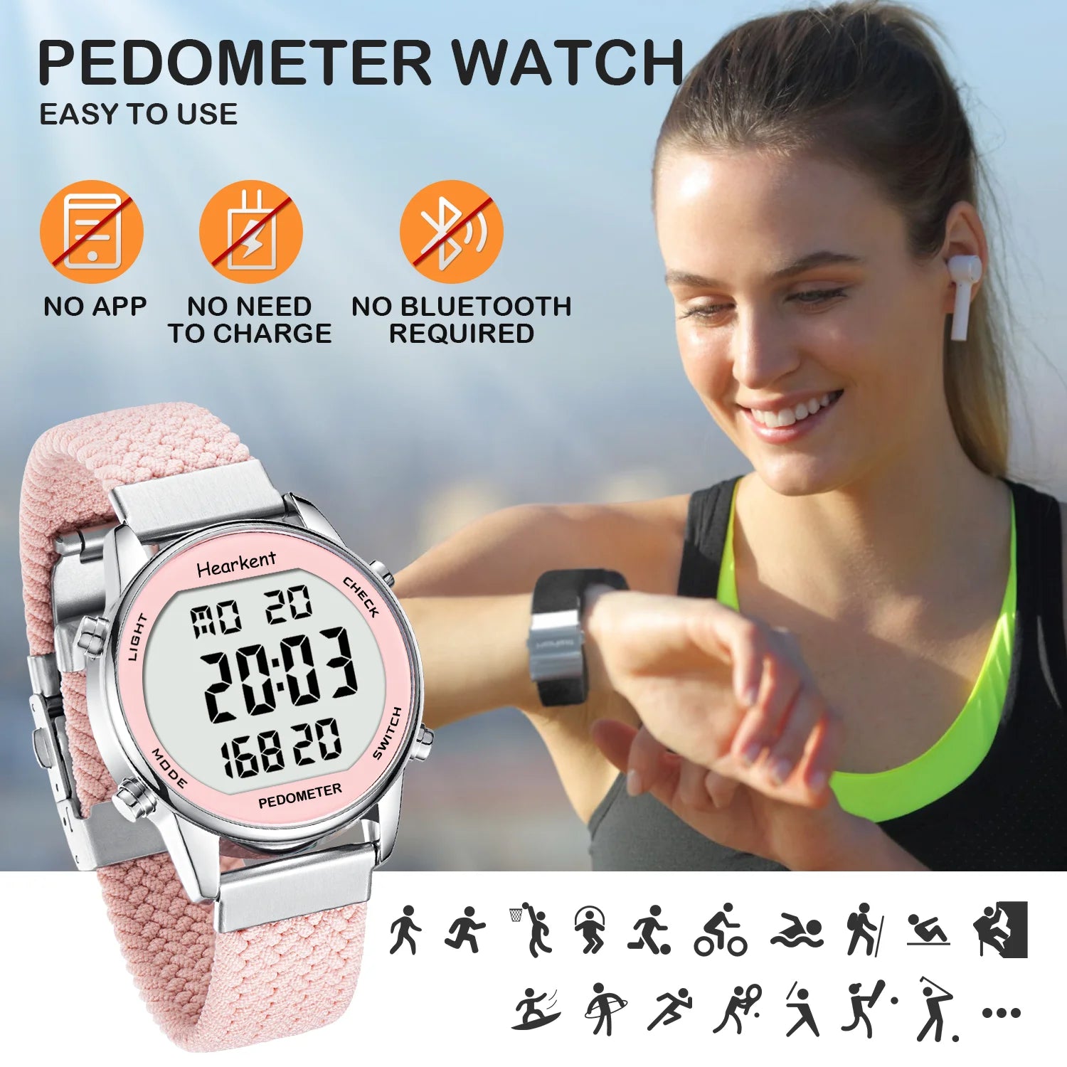 HEARKENT - Sport Watches Watch Women Digital Watches