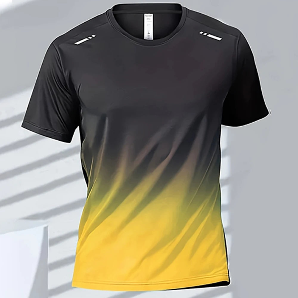 T-shirt Quick-drying Gradient Short Sleeve Tees
