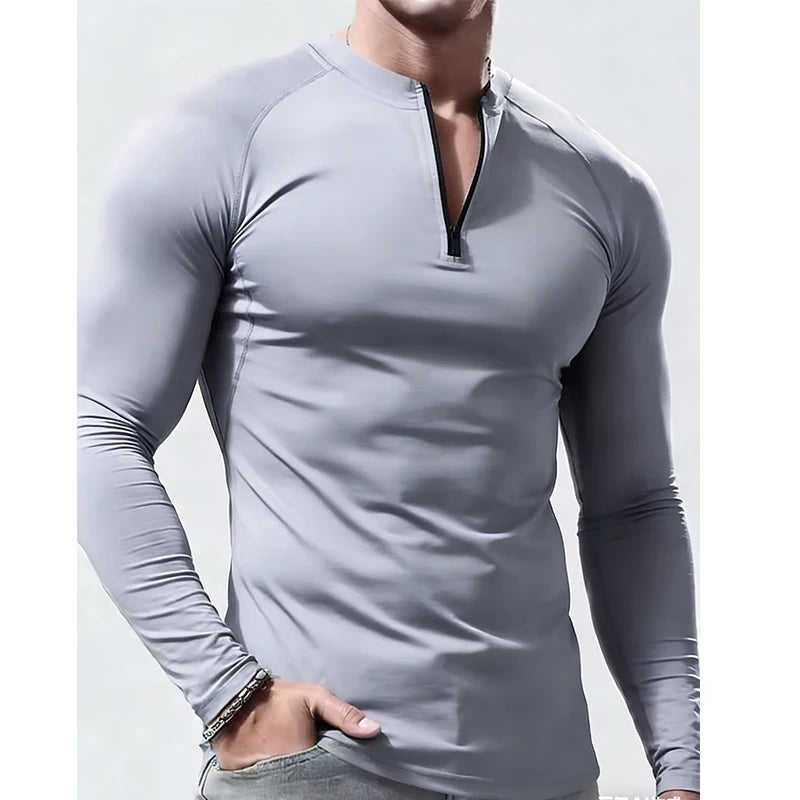 Long Sleeve T Shirt Men Compression