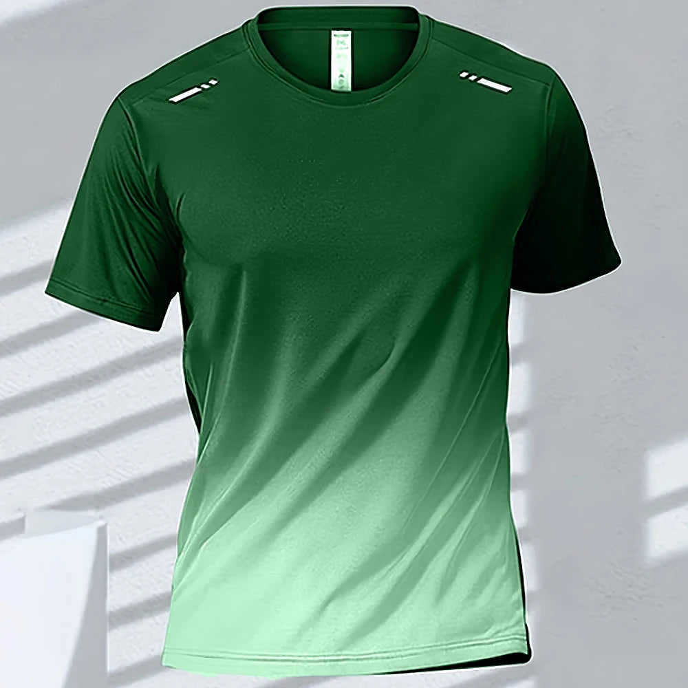 T-shirt Quick-drying Gradient Short Sleeve Tees