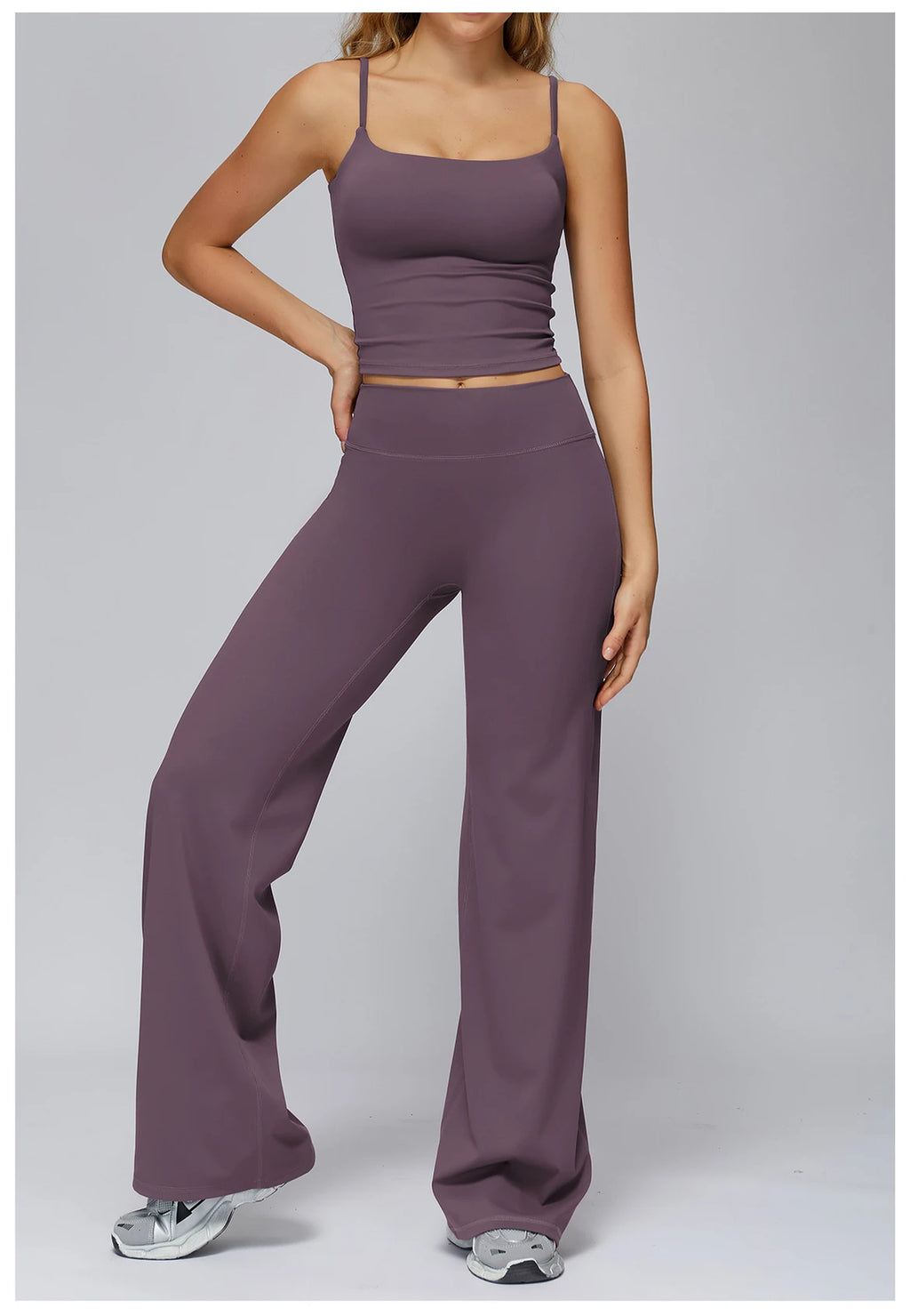 Set Women Tracksuit Workout Set Gym Clothing Fitness Long