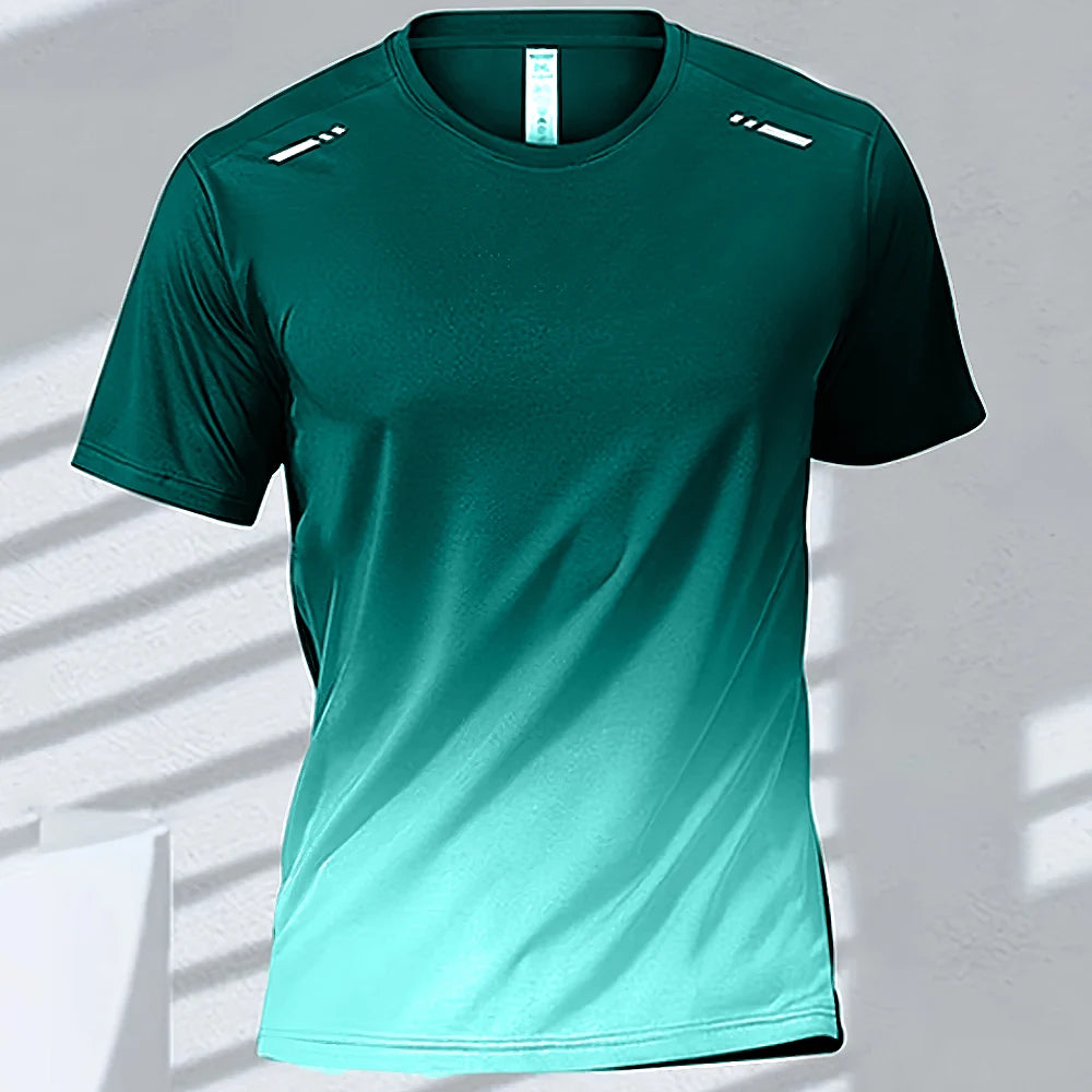 T-shirt Quick-drying Gradient Short Sleeve Tees