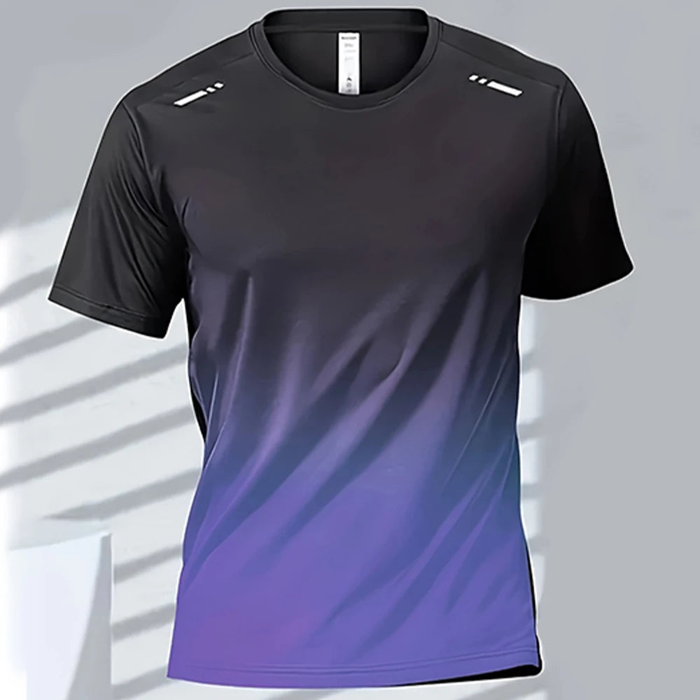 T-shirt Quick-drying Gradient Short Sleeve Tees