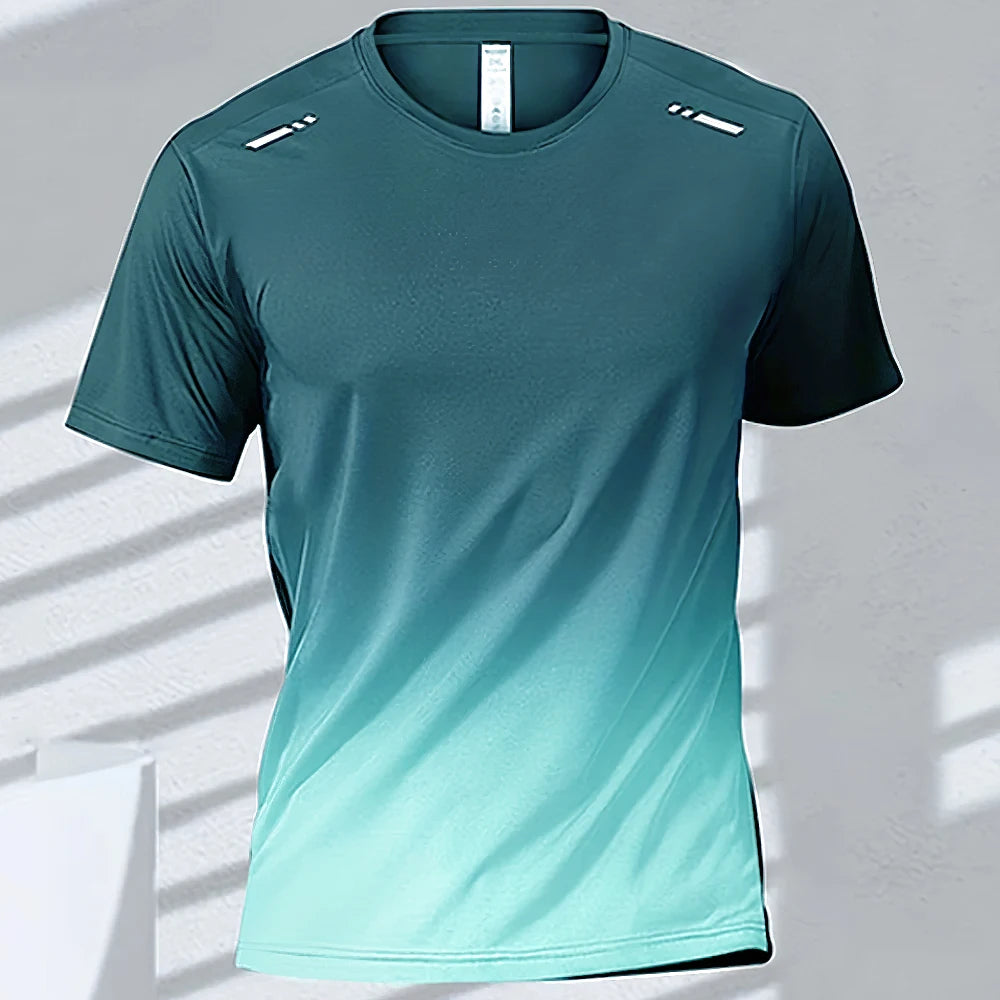T-shirt Quick-drying Gradient Short Sleeve Tees